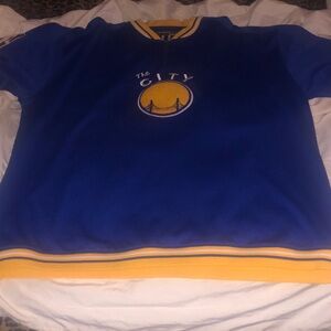 Reebok Hardwood Classic Vintage Warriors Warm-Up Jersey "The City"